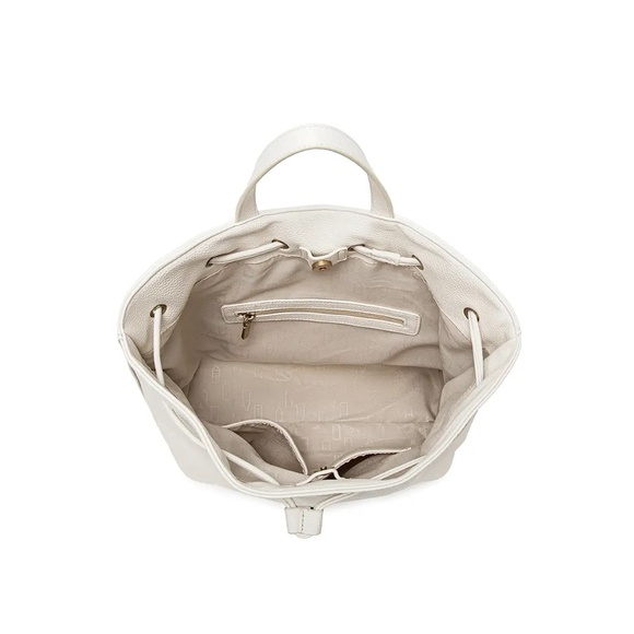 PIXIE MOOD Leah Recycled Vegan Backpack in Coconut Cream | Textured Minimalist* - Picture 4 of 5